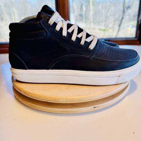 Crocs 204686 Citilane Roka Chukka High Top Black Sneaker Size Mens 7 - Picture 3 of 6